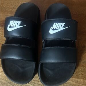 Nike Kids Black Slide Sandals